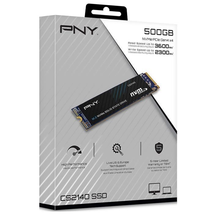 PNY - CS2140 - SSD - 500 Go - M.2 - Cdiscount Informatique