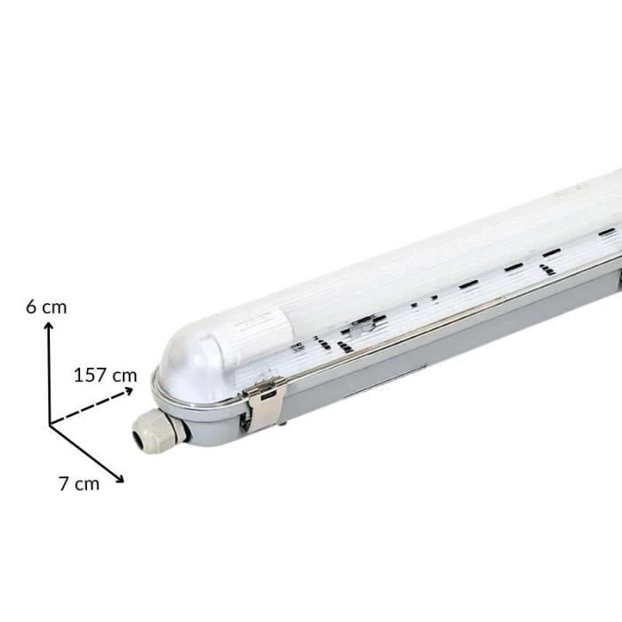 Tube Néon LED 120cm T8 20W (Pack de 25) - Blanc Neutre 4000K - 5500K -  SILAMP