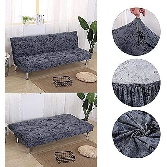 FIGOOO Housse de protection de futon sans accoudoirs, de