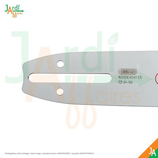 2 Chaines 91P056E Jardiaffaires Combo Oregon Guide 40cm 160SDEA041