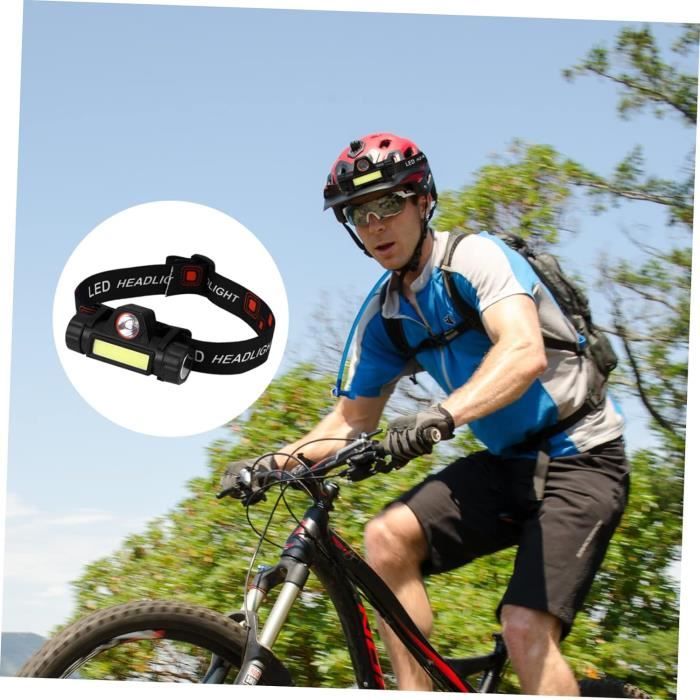 Lampe frontale de peche LED Rechargeable 4 modes avec zoom - Last Price