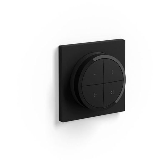Philips Hue bouton télécommande Tap Dial Switch, blanc, permet le contrôle  de plusieurs pièces ou une zone