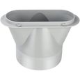 Interface de Bouche Plate 130Mm AdaptéE de Kit de Tuyau D& 39;éChappement de Climatiseur Portable