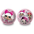 Ballon de jeu pour enfant - Marque BG - Diamètre 14 cm - Couleur rose et multicolore-0