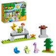 LEGO® 10938 DUPLO La Nurserie des Dinosaures Jouet avec Figurines dès 2 ans, Tricératops, Ptéranodon et Brachiosaure, Idée Cadeau-0