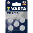 VARTA Pack de 5 piles électroniques Lithium CR2016-0