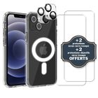 Coque de téléphone - EVETANE - iPhone 13 - Anti-choc - Transparente - Protection complète