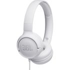 Casque filaire JBL Tune 500 - Son Pure Bass - Conception légère et et pliable - Blanc