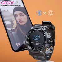 Montre Intelligente Étanche Bluetooth Surveillance Du Sommeil Podomètre Fréquence Cardiaque Fitness Sports Tracker Bracelet - Noir