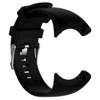 Mode Bracelet de remplacement en silicone Avec des outils pour Suunto Core Sports Montre noir