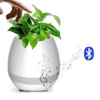 Pot à fleurs musical -haut-parleur bluetooth -Magique Piano -Radio - Musique sans fil - batterie rechargeable