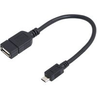 Cable Adaptateur USB femelle vers micro USB HOST OTG pour tablette Sony S1 - Sony Tablet Xperia Z Xperia Z2 smartphones Xperia Z Z2