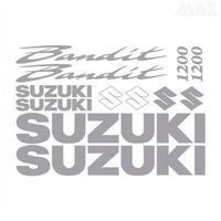 12 sticker Bandit – GRIS CLAIR – sticker SUZUKI Bandit GSXF 1200 - SUZ412