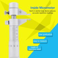 VBESTLIFE Micromètre intérieur 5-30 Mm de Diamètre Intérieur, Micromètre D'alésage, Kit de Micromètre quincaillerie coulisse)
