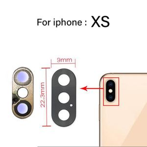 PIÈCE TÉLÉPHONE Pour Iphone XS-Lentille de caméra arrière en verre