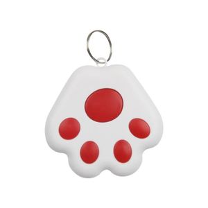 TRACAGE GPS Rouge-Traqueur GPS en forme de patte de chien, alarme anti-perte, localisateur Bluetooth sans fil, ongleur po
