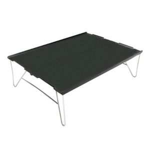 TABLE DE CAMPING Noir - 65OJ-Table d'appoint de camping pliante en 