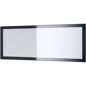 Miroir mural rectangulaire - cadre noir et design - loftboutik