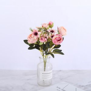 FLEUR ARTIFICIELLE Daisy Rose Rose - Fleurs de camélia artificielles 
