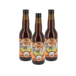 BIERE Bière bio - L'ambrée du hameau - 6% 3x33cl - Made 