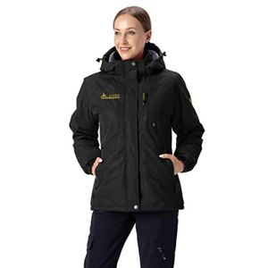 VESTE Veste Femme,Veste de Ski Femme Hiver éPais Chaud, 