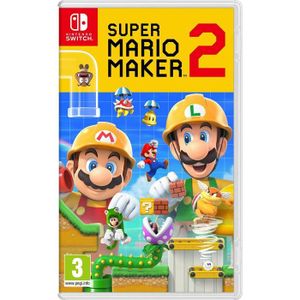 JEU NINTENDO SWITCH Super Mario Maker 2 Jeu Switch + 1 Figurine Offert
