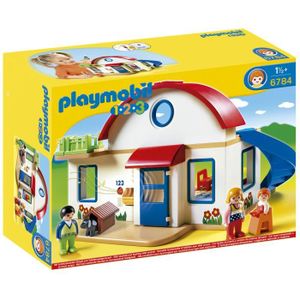 UNIVERS MINIATURE Playmobil - Figurines Personnages - Maison Campagne 6784 - Maison avec 2 personnages et 1 bébé