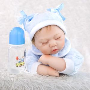 POUPÉE RUMOCOVO® Poupée bébé Reborn de 17 pouces pour bébé, jouet pour garçon, cadeau idéal pour dormir