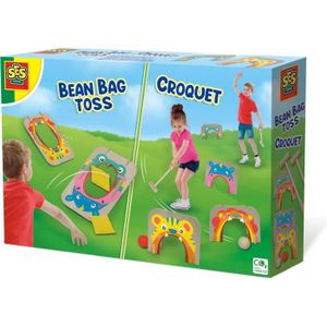 JEU DE CROQUET Jeu de croquet et lancer de sacs SES CREATIVE pour enfant - Multicolore - A partir de 4 ans