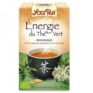 Infusion Yogi Tea Regain d'énergie Thé blanc et Citron Bio