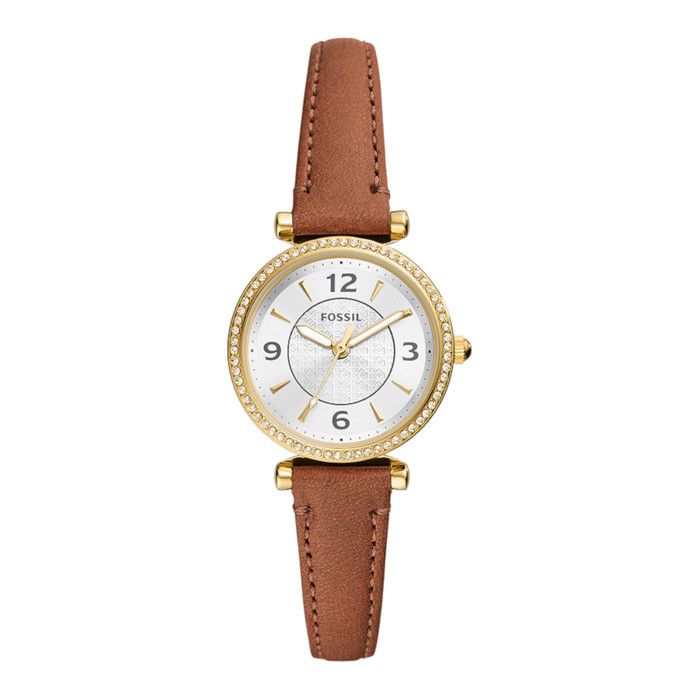Montre fossil bracelet cuir marron deals