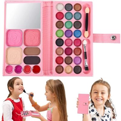 Set de Maquillage pour Enfants, Palette de fards à paupières 33 couleurs, 5  pinceaux de maquillage, Lavable Maquillage Enfant Jouet - Cdiscount Jeux -  Jouets