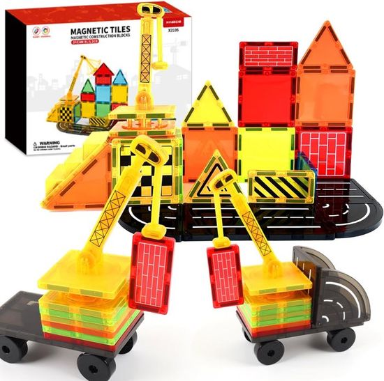 Blocs de Construction magnétiques, jouets personnages animaux avec aimant, jouets de Construction, cadeau sensoriel pour enfants garçons filles 16/36 pièces Blocs de Construction magnétiques, jouets personnages animaux avec aimant, jouets de Construction, cadeau sensoriel pour enfants garçons filles 16/36 pièces