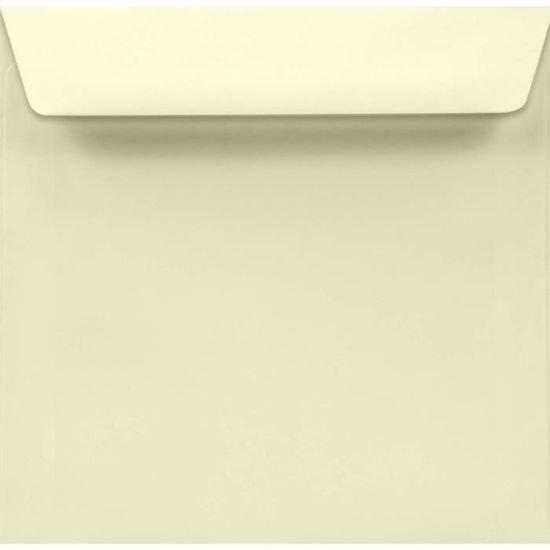 Gustav Neuser - Lot De 50 Enveloppes Carrées 14x14 Cm - Argent Mat Métallisé - 90g/m² - Pour Invitations Chic