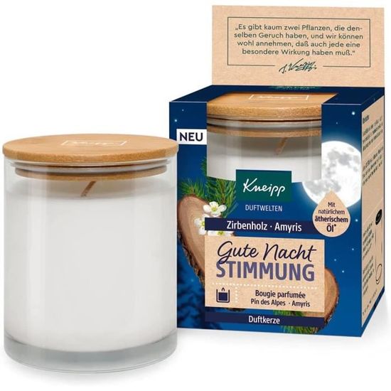 Bougie Parfumée Skandinavisk SKOG Gold Edition – Notes Pin, Bouleau, Muguet – 200g, 50h – Verre Réutilisable