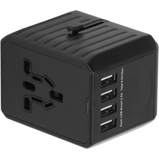 Adaptador De Viaje Universal: Enchufe De Cualquier País A FRANCIA – Pequeño, Ligero Y Listo Para Tu Próximo Viaje