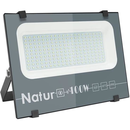 100W Projecteur LED Ext&eacute;rieur, bapro Spot Led Exterieur, Lampe LED Ext&eacute;rieur 10000LM Super Lumineux, Spot Lumi&egr532