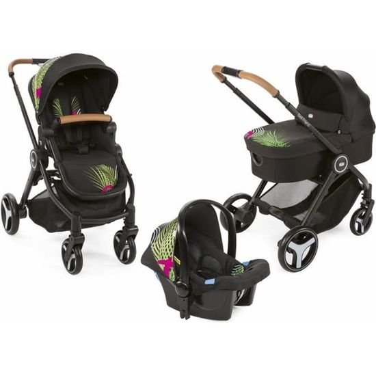 Poussette chicco trio 4 roues deals