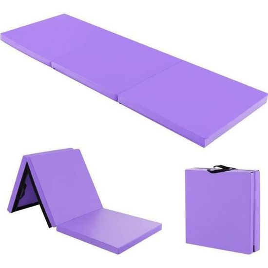 Tapis De Sport Pliable 4 En 1 - 240x116 Cm - Idéal Pour Yoga, Gym, Fitness à La Maison