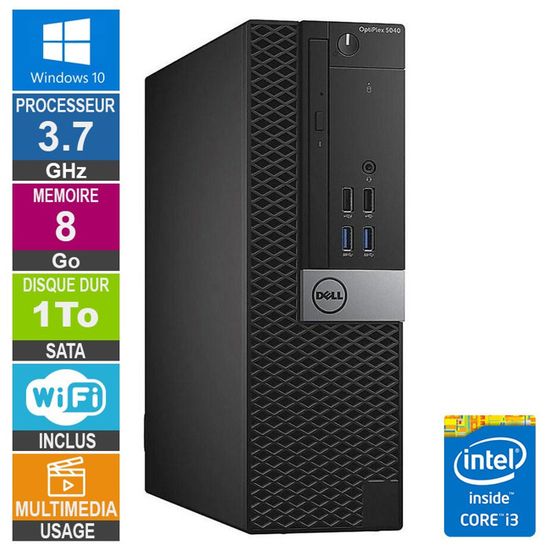 DELL OptiPlex 5040SFF Core i3-6100 8GB ❸ Refurbished: Dell OptiPlex 5040 SFF Desktop Intel i3-6100 8