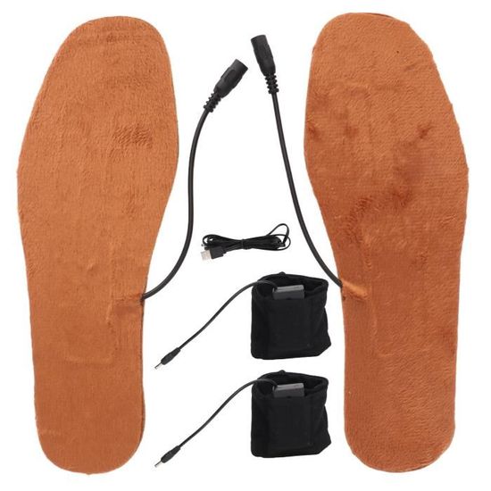 Semelles Chauffantes USB Lavables Et Coupables - Pour Chaussures Taille 35-45, Température Jusqu'à 50°C