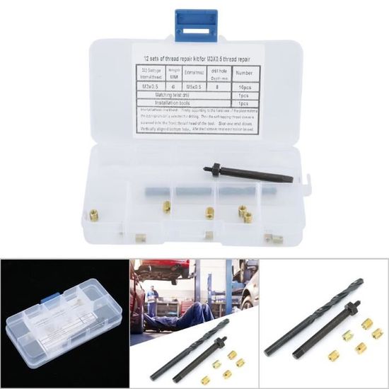 Outil D'Insertion De Réglage Thermique M2-M8 Écrou Moleté En Laiton