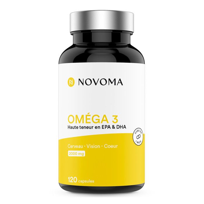 Complément alimentaire Oméga 3 - 120 capsules Nutrivita - blanc/jaune - TU