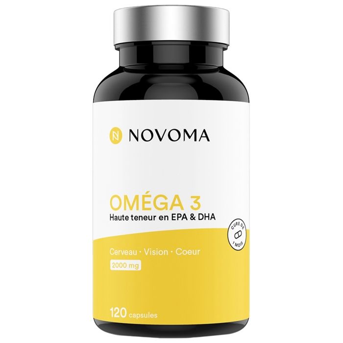 Complément alimentaire Oméga 3 - 120 capsules Nutrivita - blanc/jaune - TU