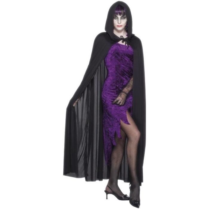 Cape vampire noire adulte Halloween
