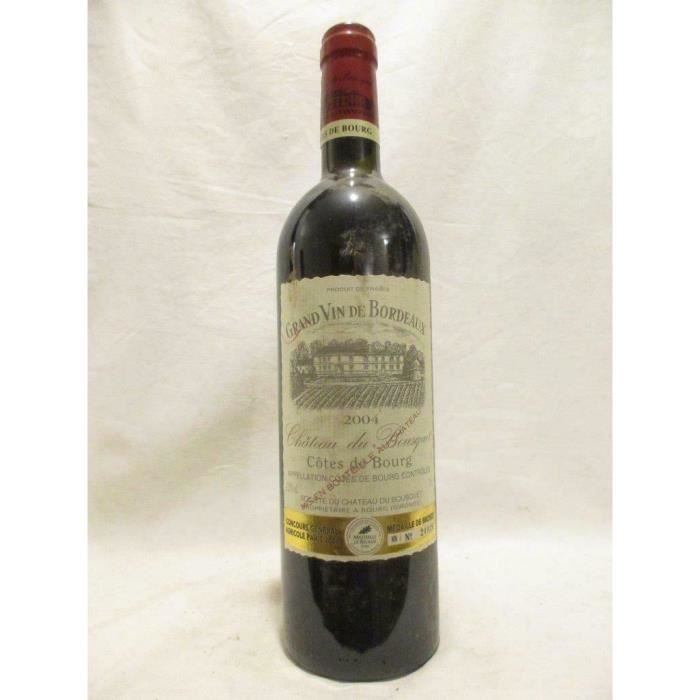 côtes de bourg château du bousquet rouge 2004 - bordeaux
