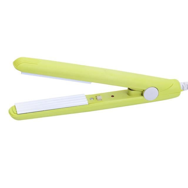 Mini défriser les cheveux fer redressant les fers ondulés cheveux sertisseur outils de coiffure 220V