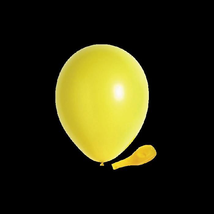 100 Ballons de Baudruche couleur Jaune -