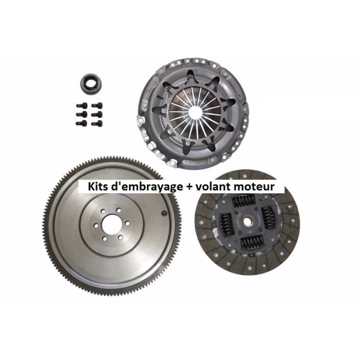 Kit d embrayage complet avec volant moteur Peugeot 206 1.6 HDI 110 cv 05/04 à 12/12
