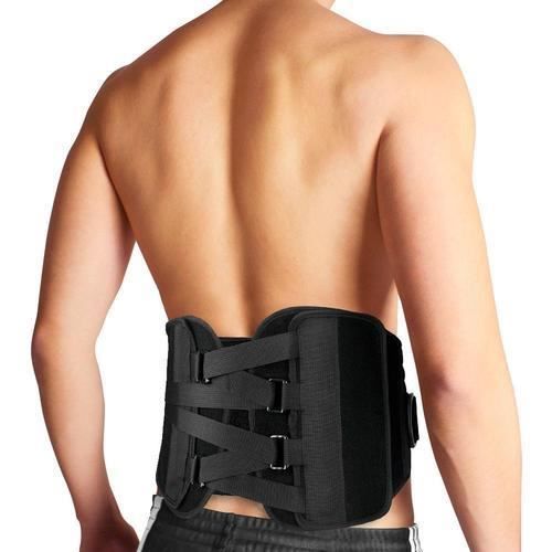 BRACOO BB30 Ceinture Lombaire Premium, Maintien Ferme, Ultra Ajustable, Design Respirant, Homme/Femme, Taille S